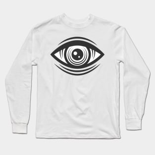 Engraved vintage eye. Illuminati. Long Sleeve T-Shirt